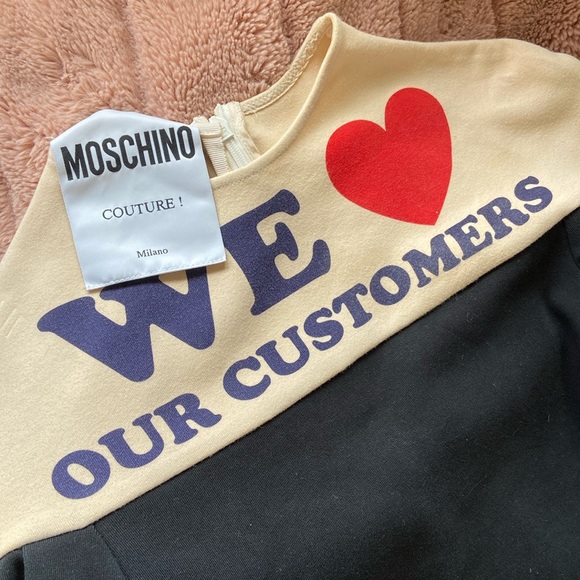 Moschino Couture “We Love Our Customers” Dress - Picture 7 of 10